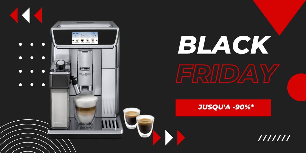 black friday cafetière Delonghi