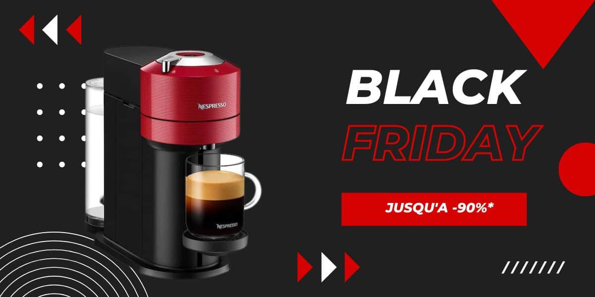 black friday cafetière nespresso