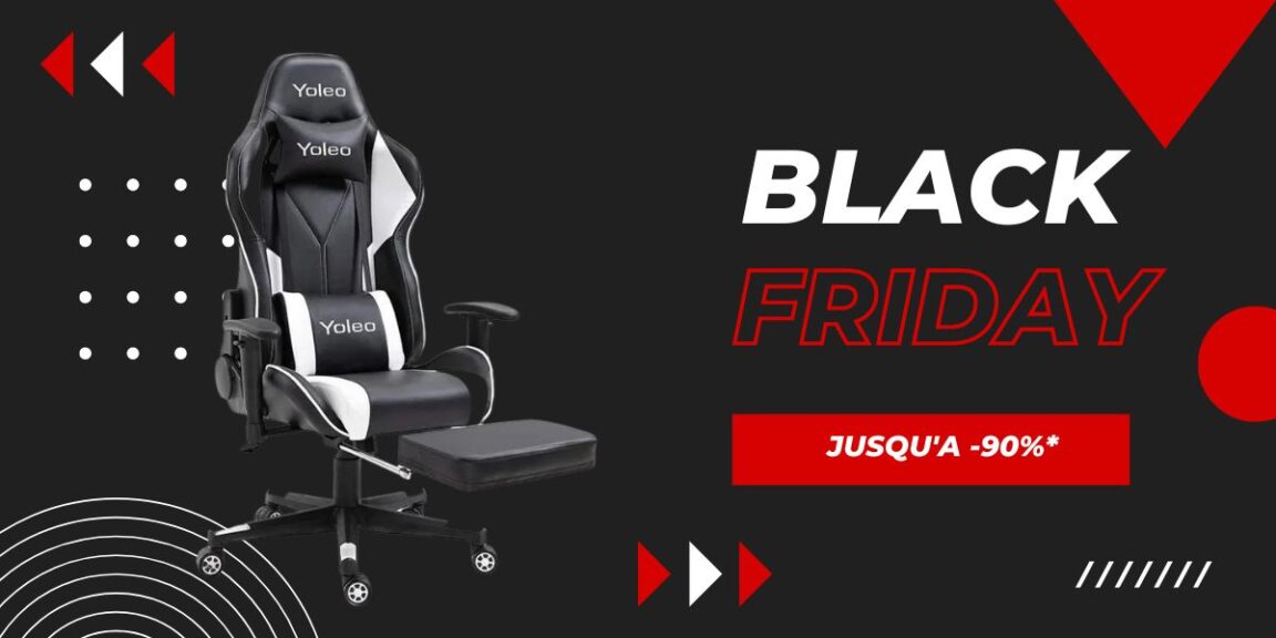 black friday chaise gamer