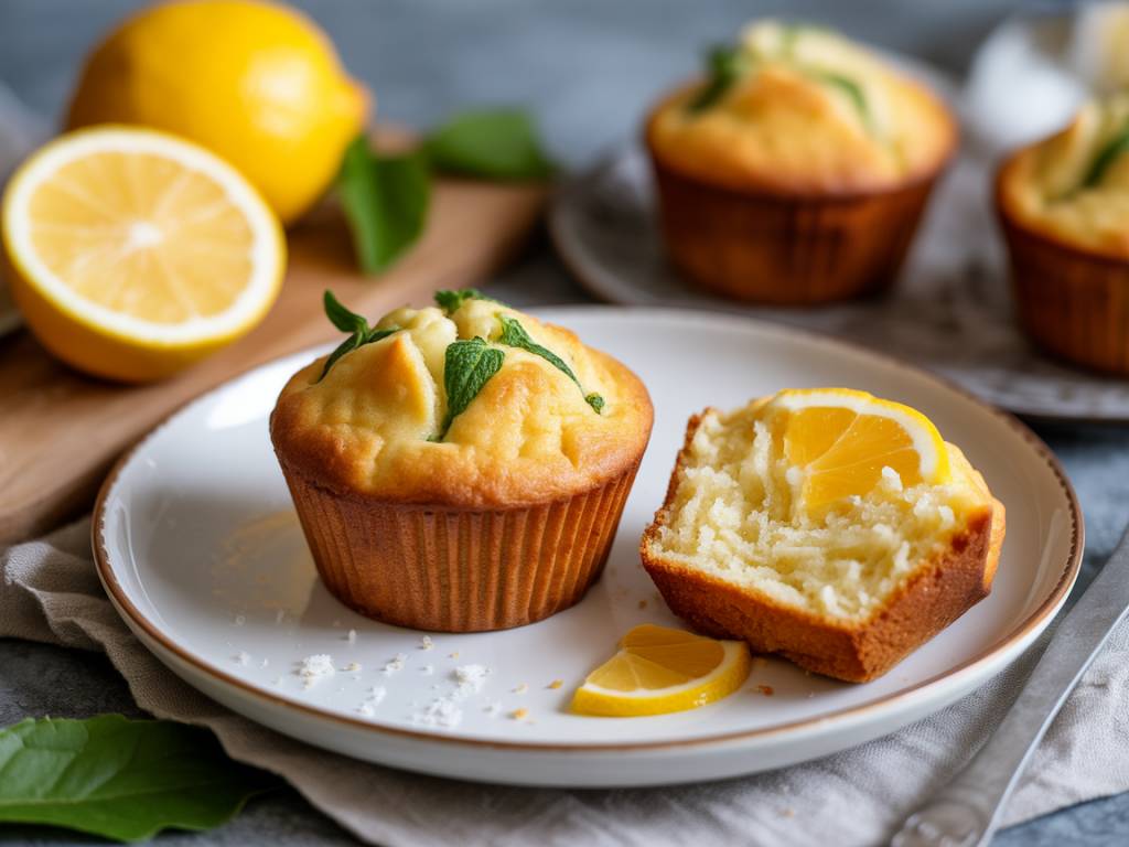 Muffin au citron et pavot : recette moelleuse et gourmande